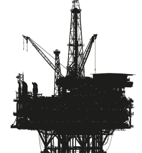 image of oil rig where rig inspection takes place